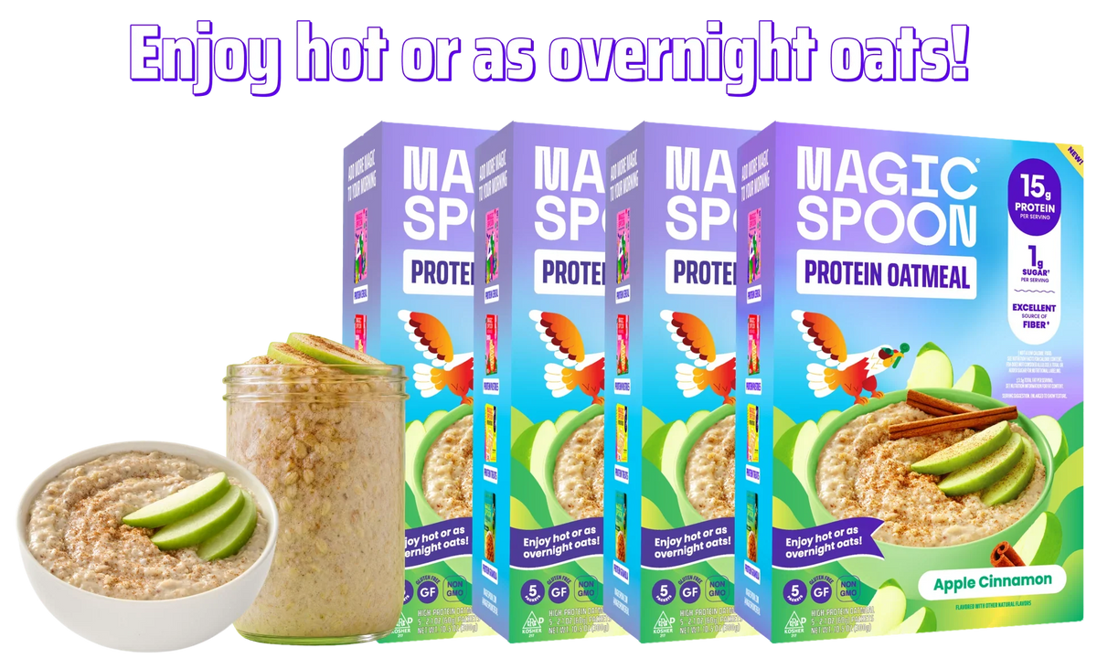 Apple Cinnamon - 20 Oatmeal Packets (4 Boxes)