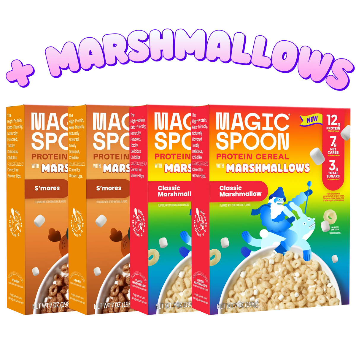 Classic Marshmallow & S'mores - Protein Cereal with Marshmallows