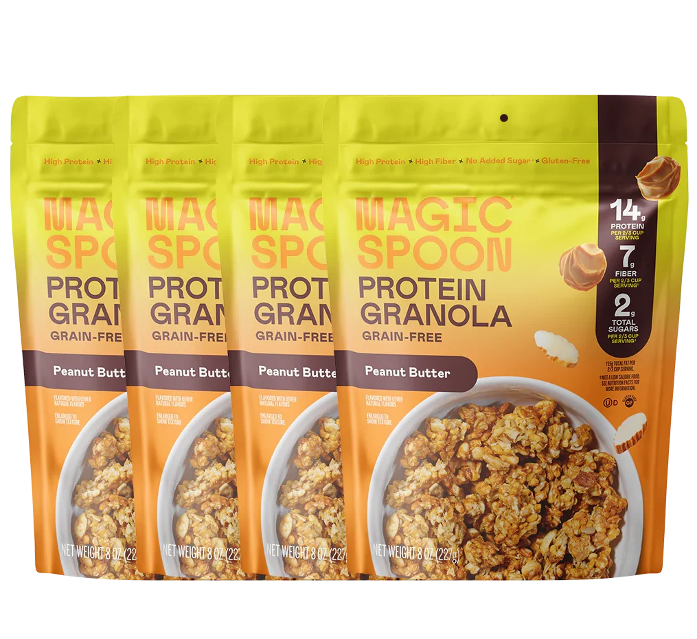 Peanut Butter - 4 Bags of Granola